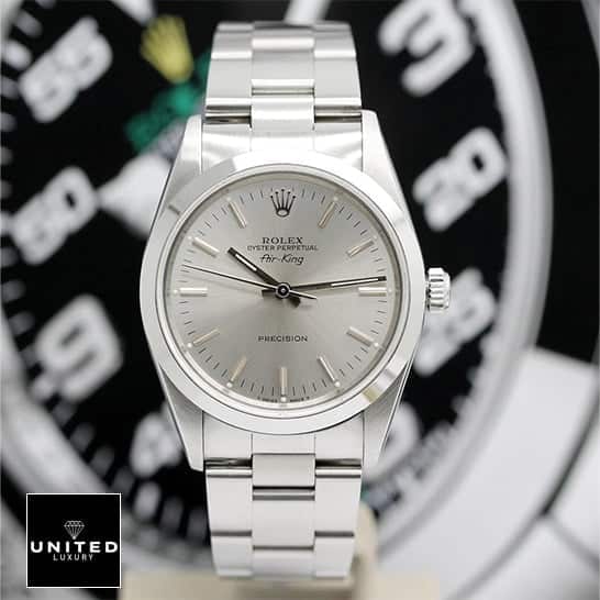 Rolex Air King 5500 White Dial Oyster Bracelet Replica