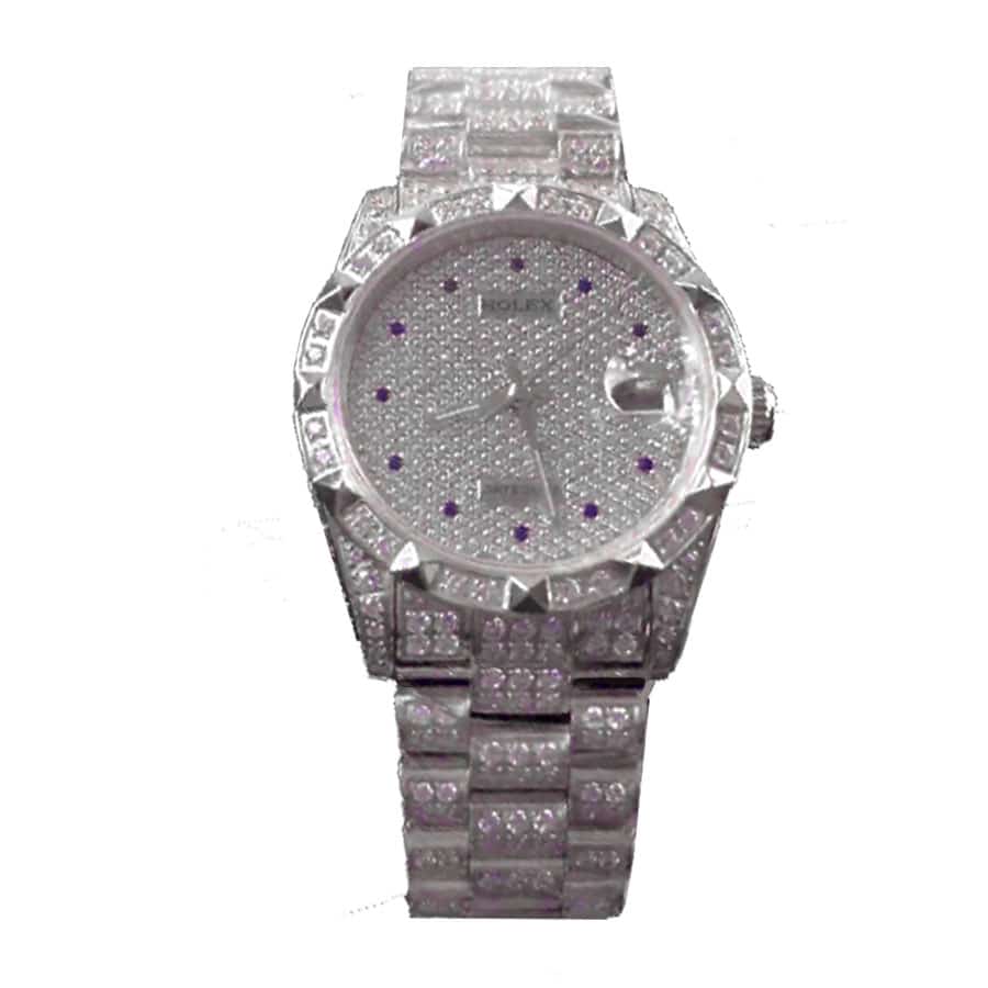 Rolex Datejust Iced Out Replica