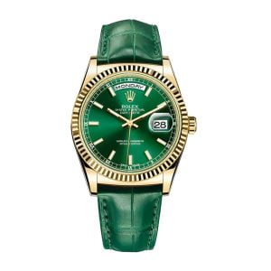 rolex-day-date-118138-green-dial-leather