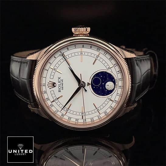 Rolex Cellini Moonphase White Dial 50535-0002 Replica