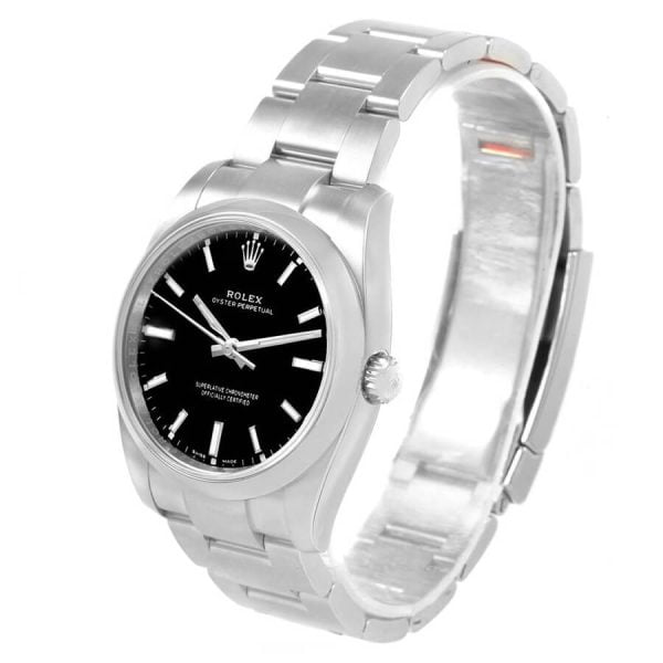 rolex-oyster-perpetual-black-left-replica