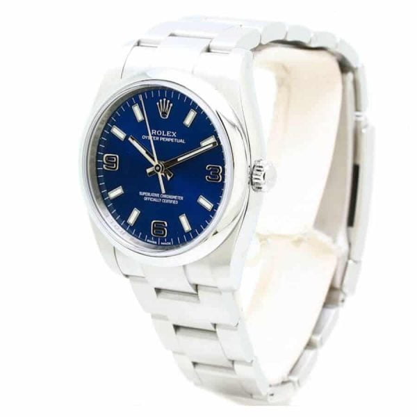 rolex-oyster-perpetual-blue-dial-left-replica