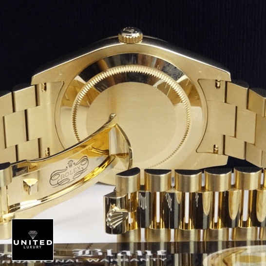 Rolex Day-Date II 218238-0037 Yellow Gold Case Replica Open Fold Clasp