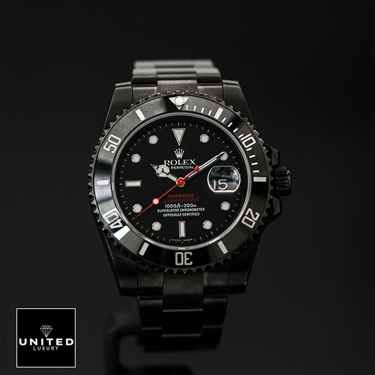 Rolex Blaken Submariner Bamford Replica black backgraund