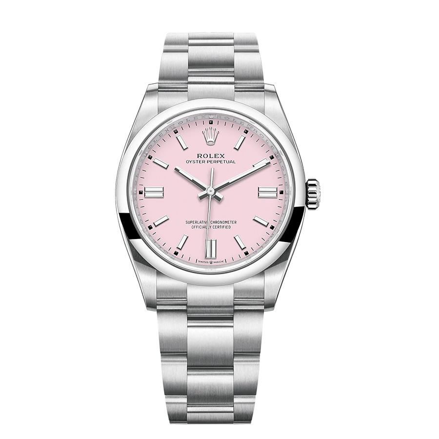 Rolex Perpetual Pink 124300 Replica